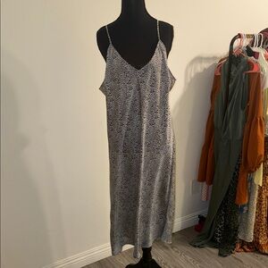 Leopard Print Slip Dress